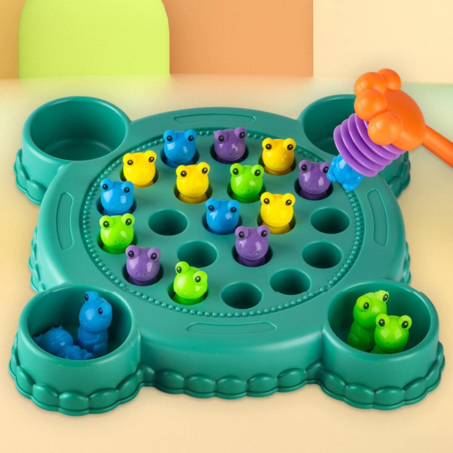 Hammer frog catching