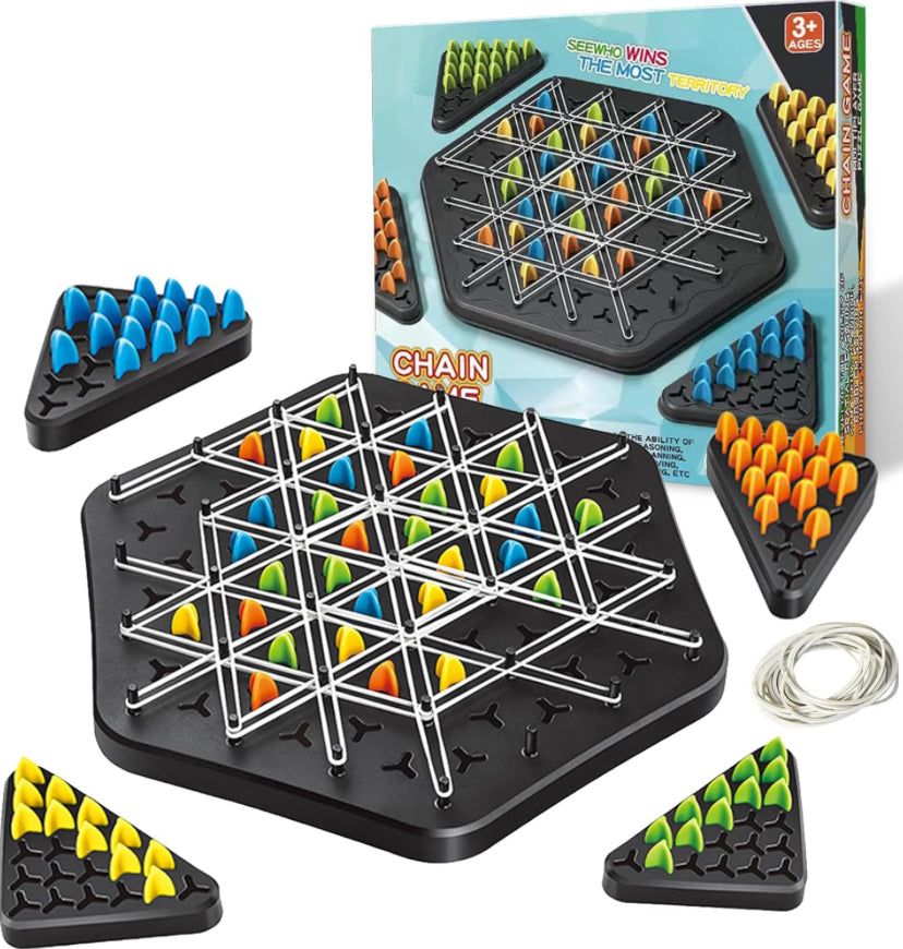 Triangle chess game