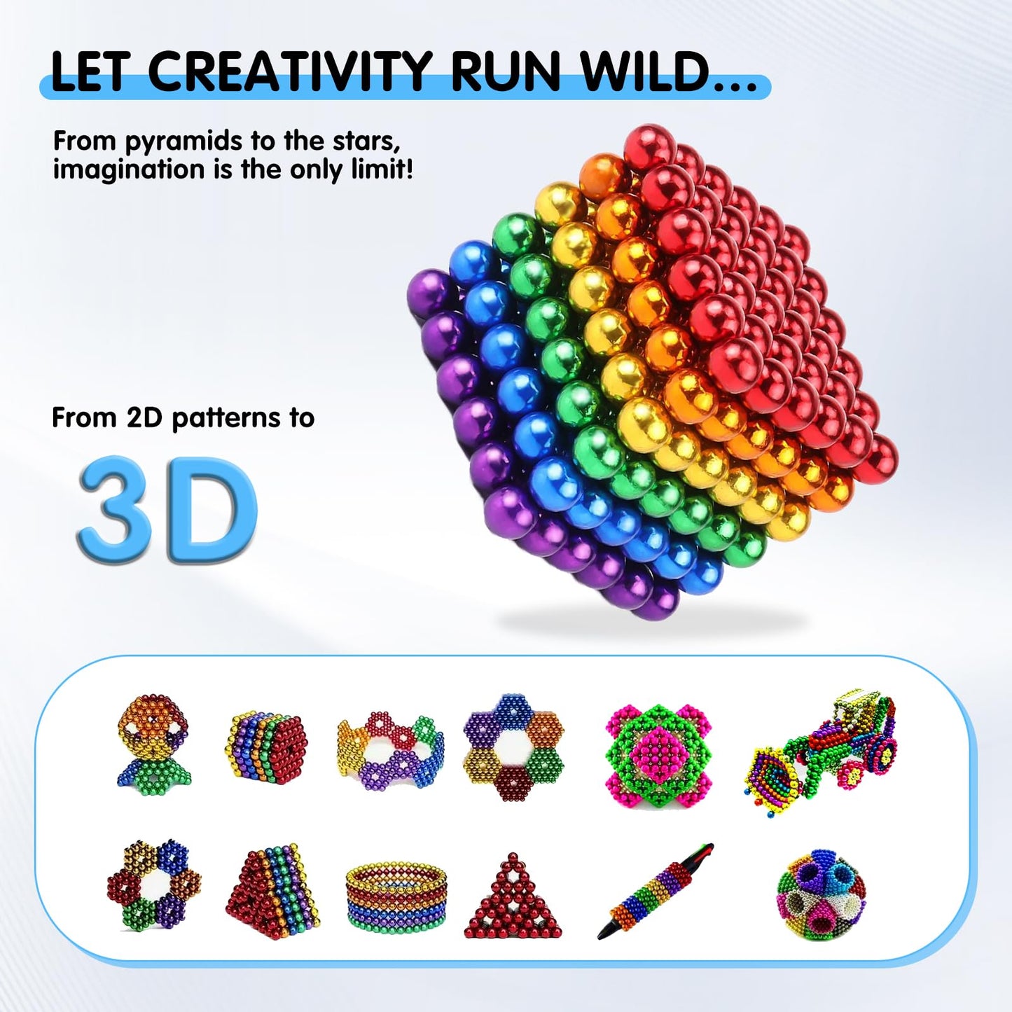 216 pieces 5mm magnetic balls