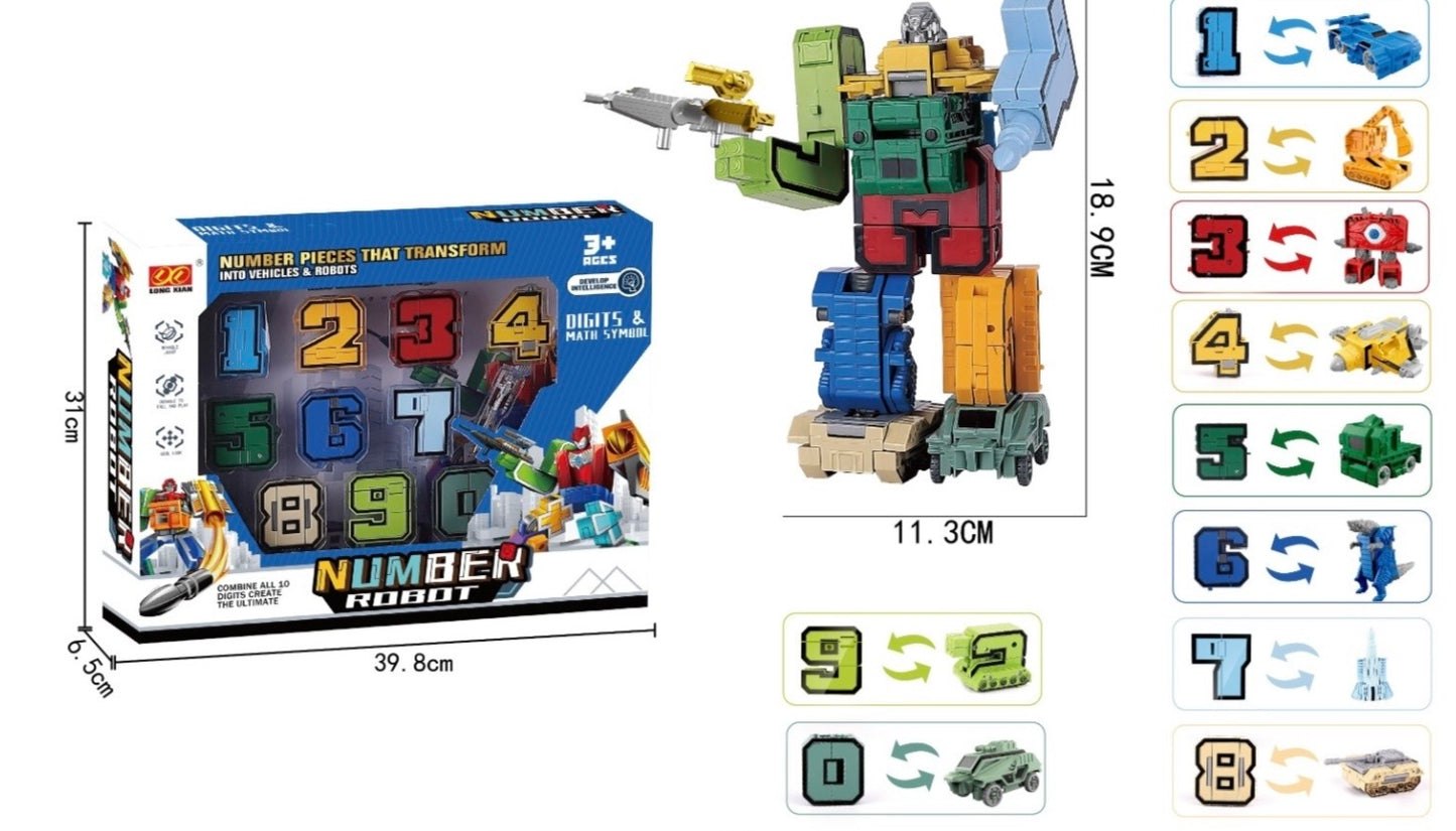 Digital Number Robot