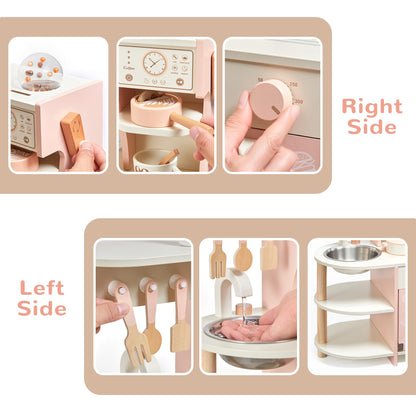 Pretend Kitchen Playset with Coffee Maker
