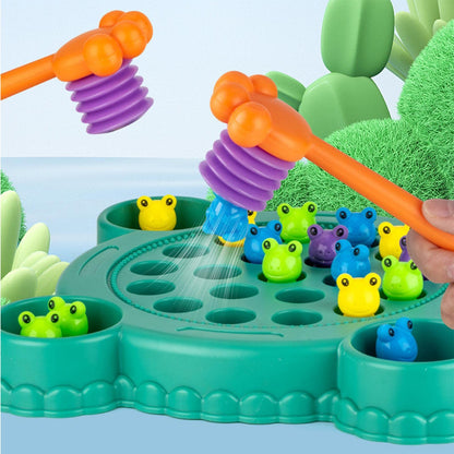 Hammer frog catching