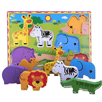 Chunky 3D puzzles - Jungle Animals