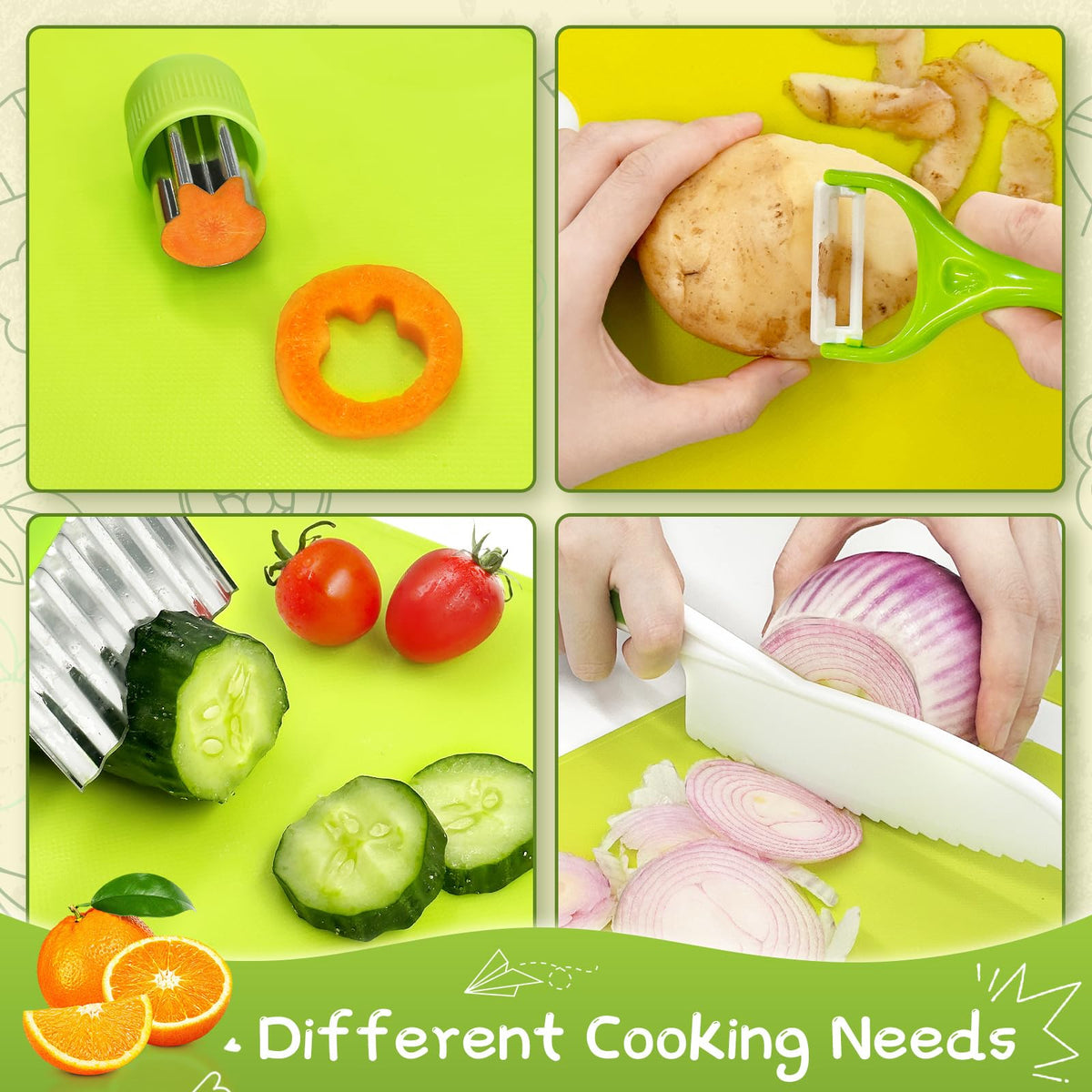 Toddlers kitchen utensils 13 pieces