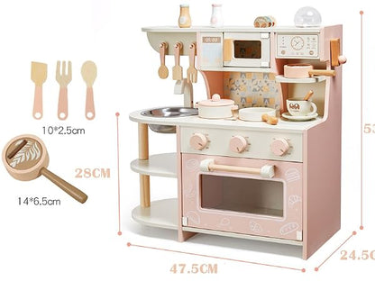 Pretend Kitchen Playset with Coffee Maker