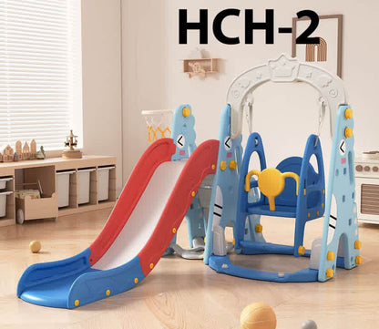 3 in 1 slide and swing set dino theme