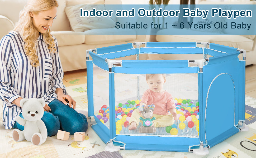 Baby Playpen hexagon
