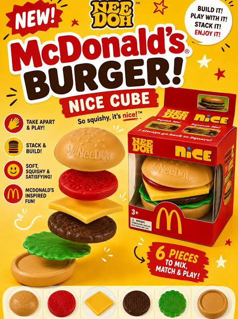 Mc Donald’s squishy burger