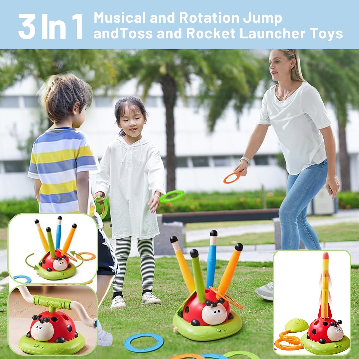 Lady bug exercise game 3 in 1