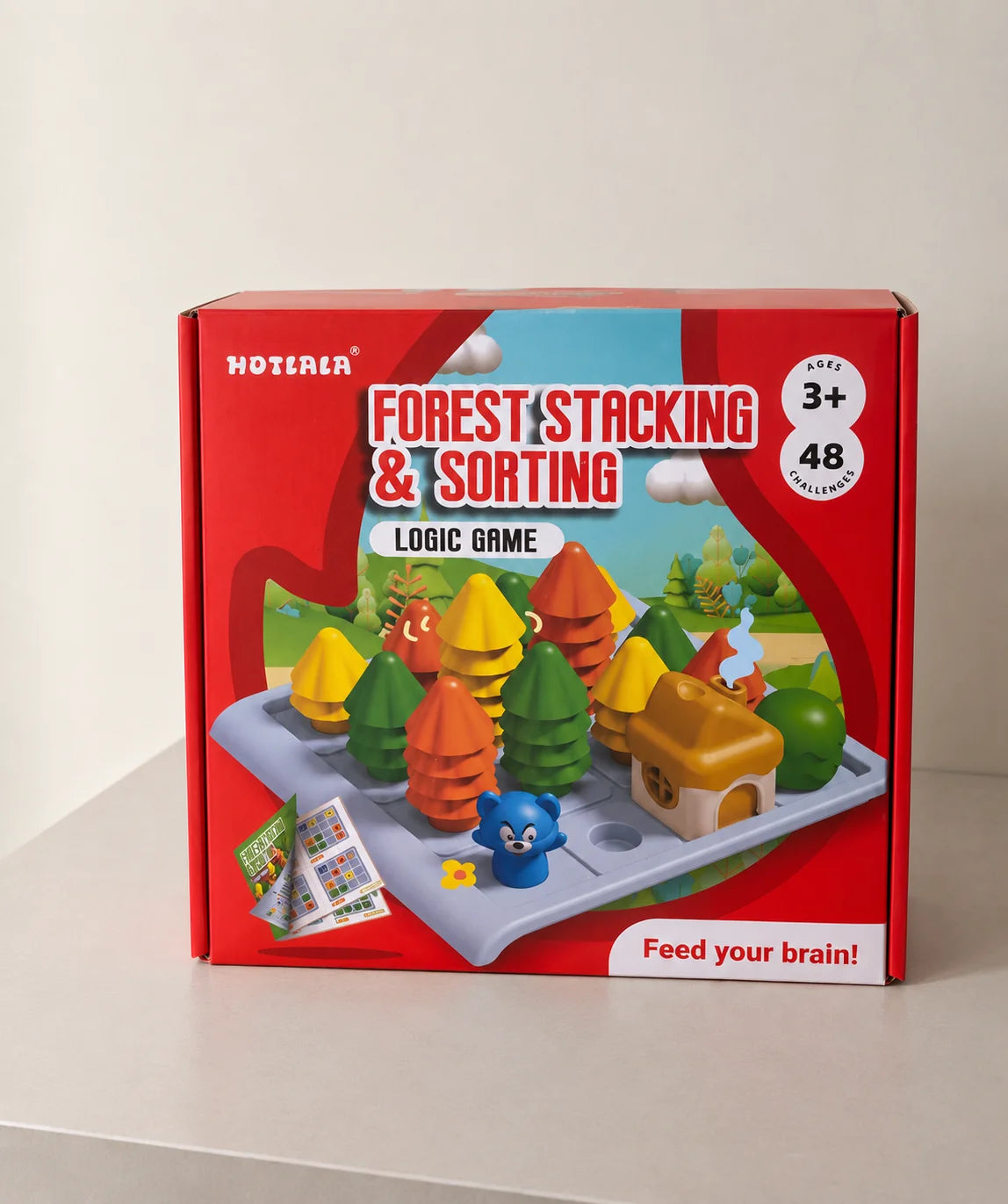 Forest stacking and sorting logic game