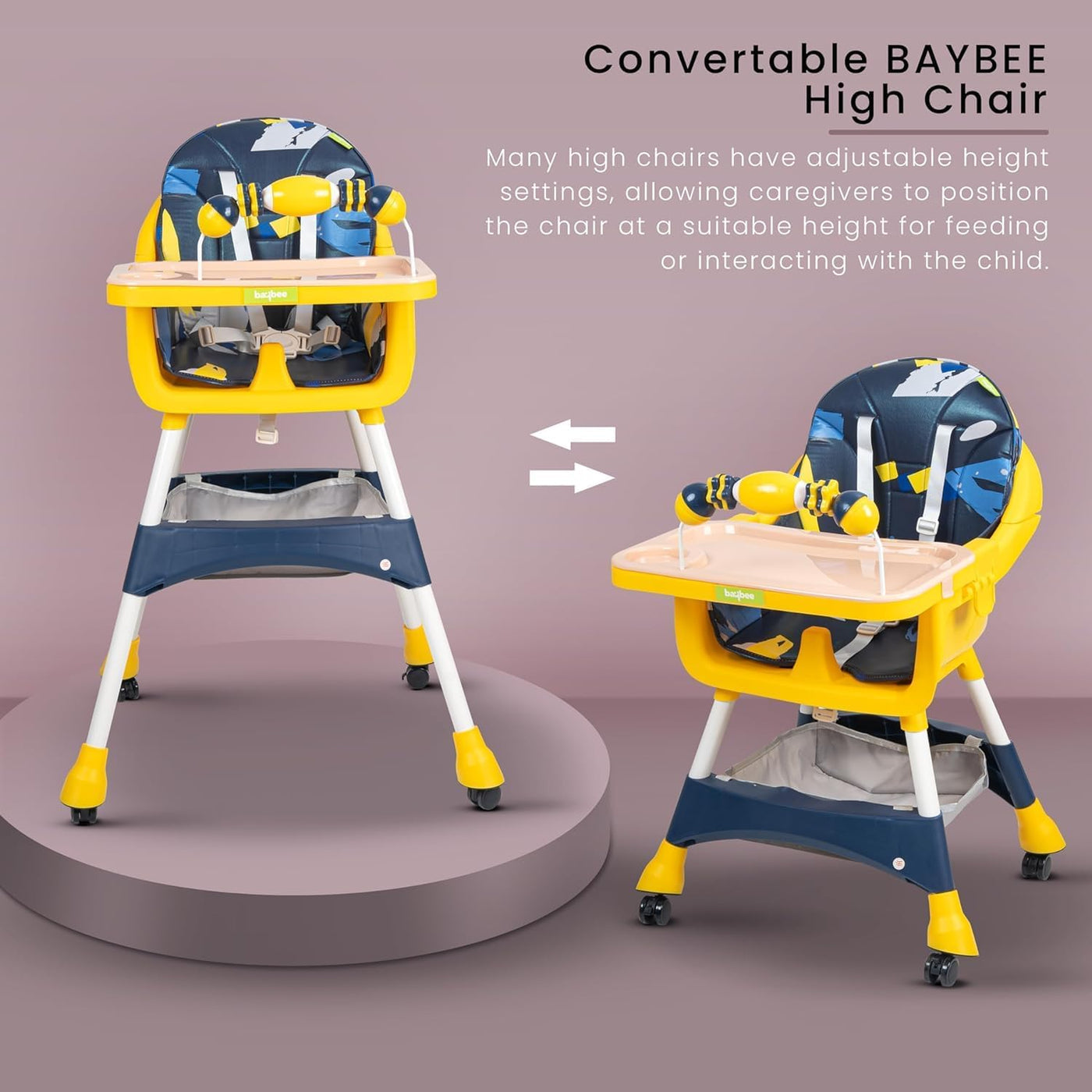 2 in 1 Baby high chair