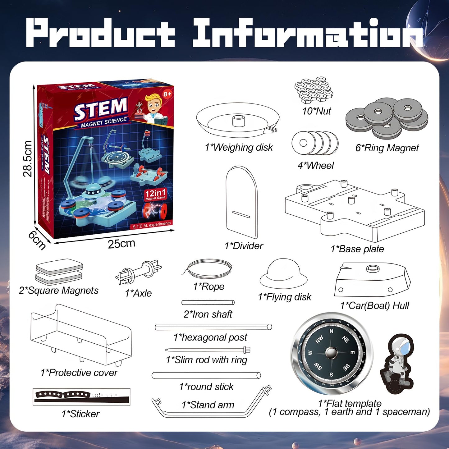 Stem Magnet Science 12 in 1