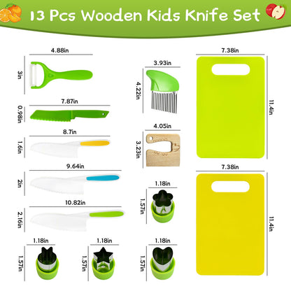 Toddlers kitchen utensils 13 pieces