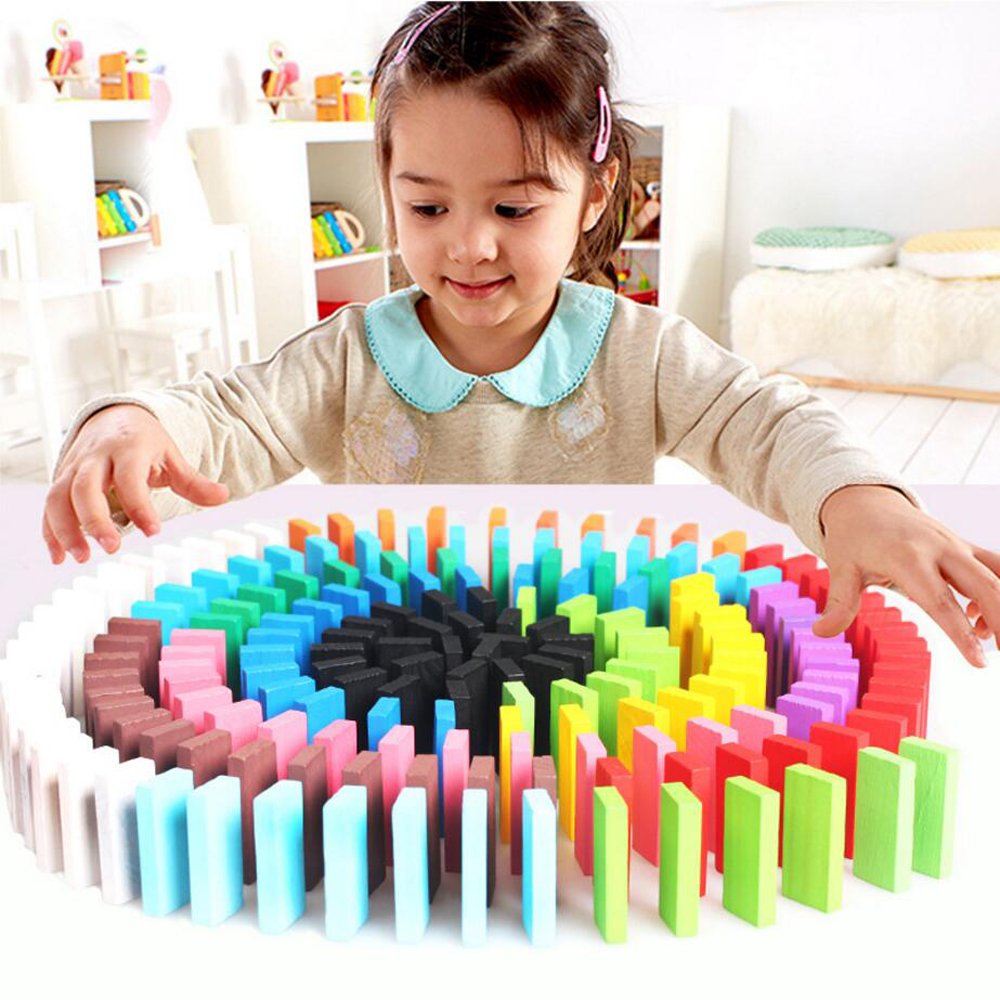 Dominos- 120 pieces wooden