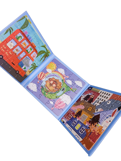 3 in 1 Magnetic Jigsaw Puzzle (97 Pcs)