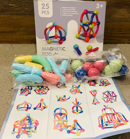 25 pieces magnetic sticks