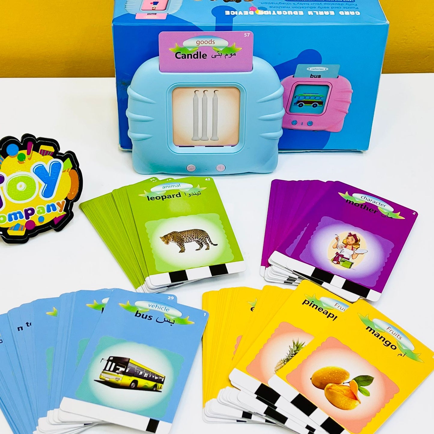 English and Urdu Flashcard Reader Learning Machine