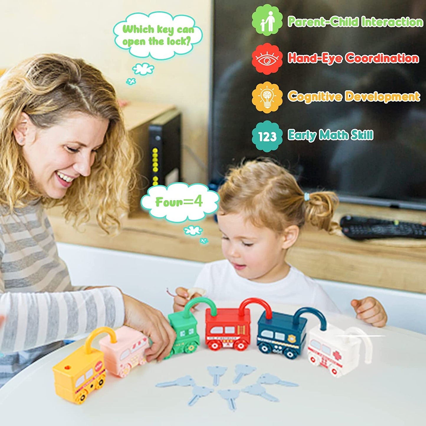 Learning Locks (6 Pieces)