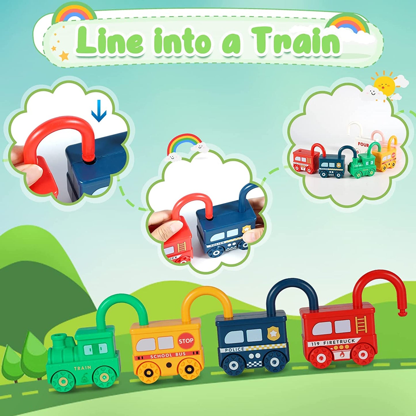 Learning Locks (6 Pieces)